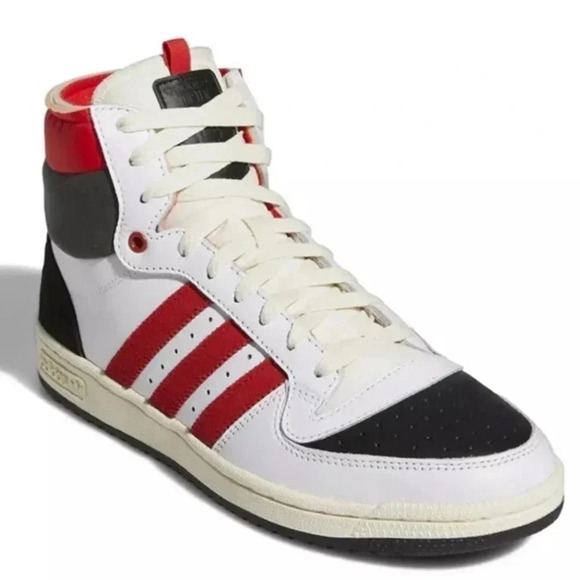 New Adidas Originals Top Ten RB Red Bull Sneakers Basketball  Red White Womens 8 - Picture 8 of 16